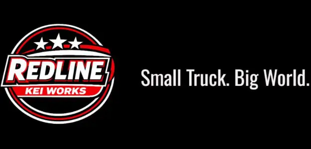 Redline Kei Works logo with tagline
