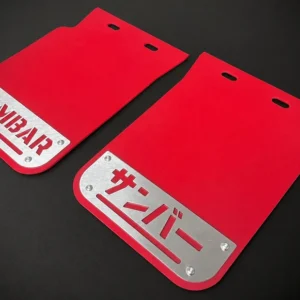 RED SAMBAR - English & Japanese - Rear Mudflaps KS4/KS3 TT1/TT2 Truck